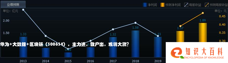 华为+大数据+区块链（300634），主力进，散户出，或将大涨？