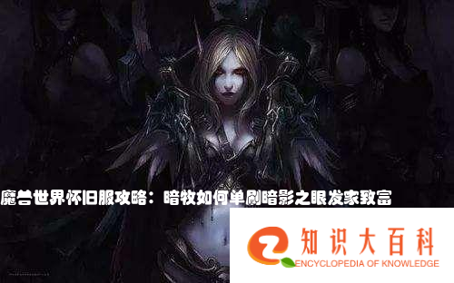 魔兽世界怀旧服攻略：暗牧如何单刷暗影之眼发家致富